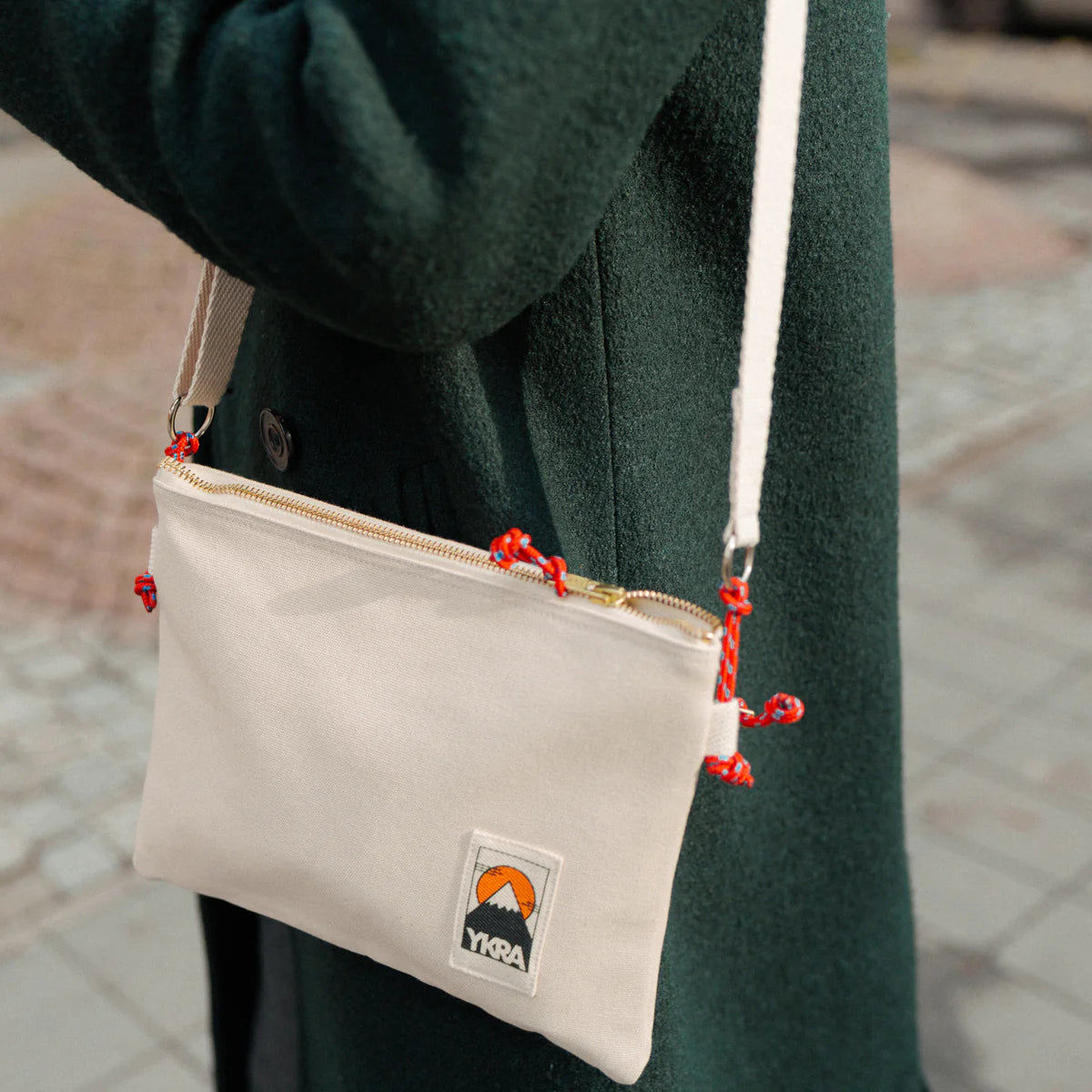 Side Pouch in White by YKRA Min na