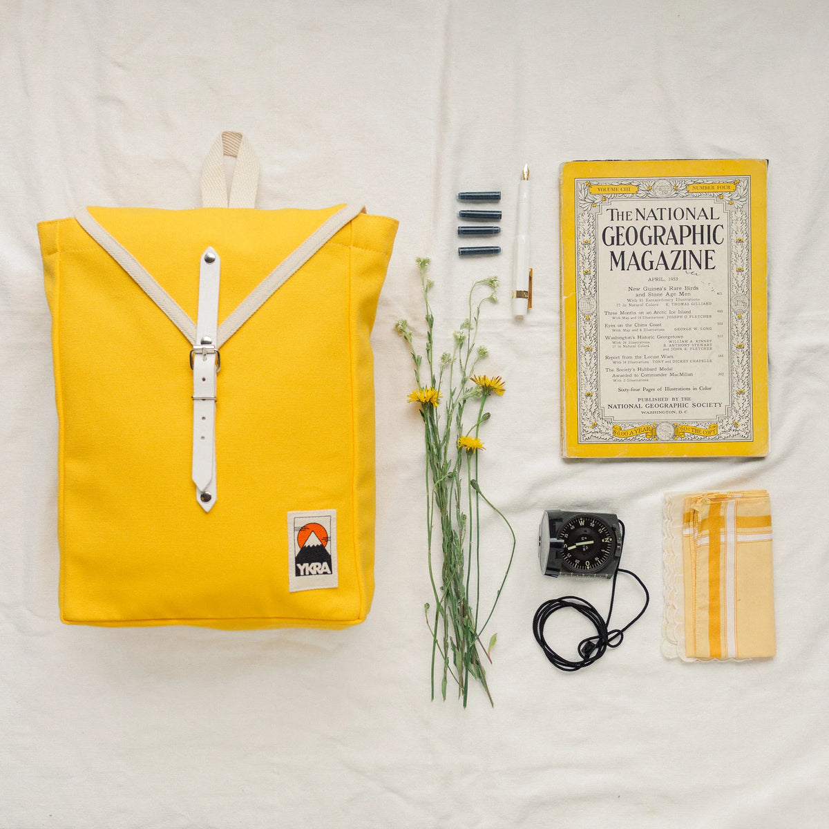 Scout Backpack in Yellow by YKRA