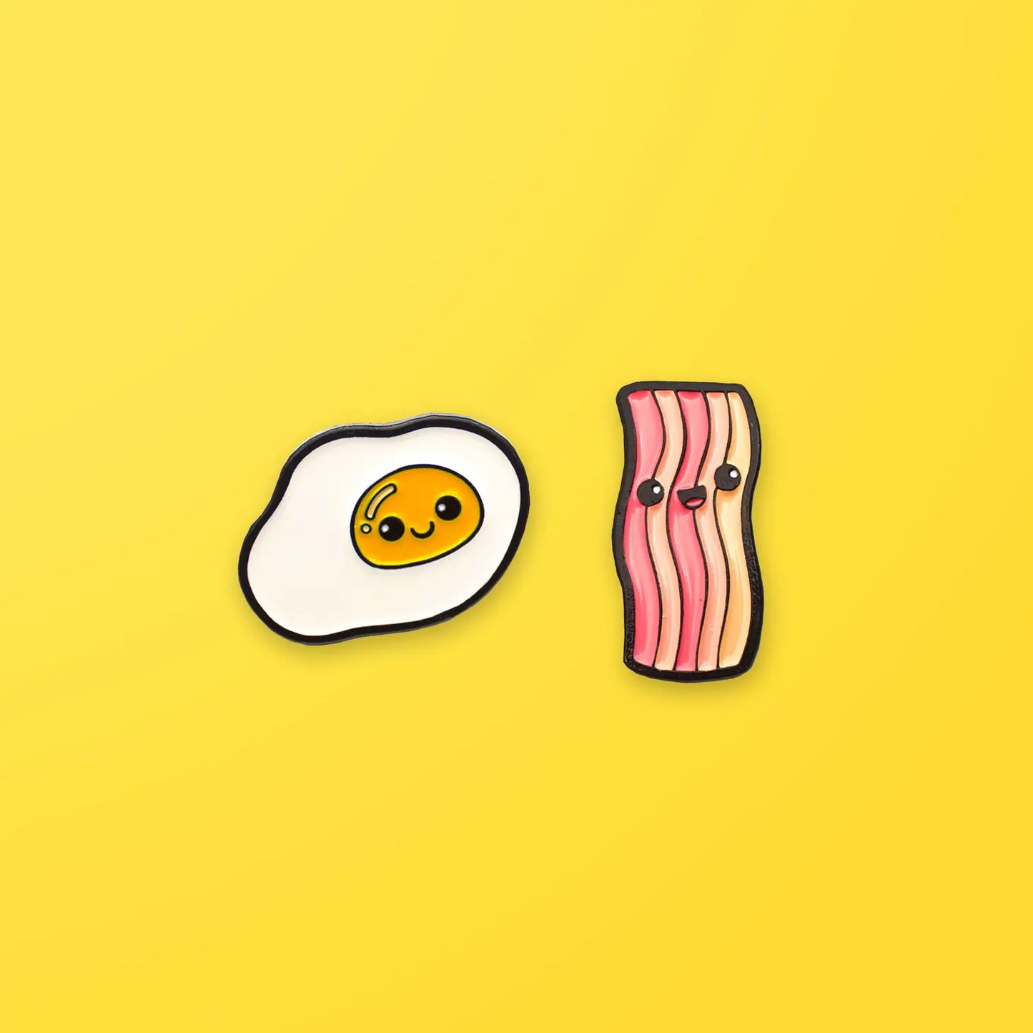 Pin Pin Pals Bacon & Egg Pin Set