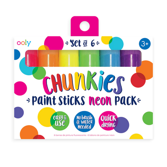 Ooly-Chunkies Neon Paint 6-Pack