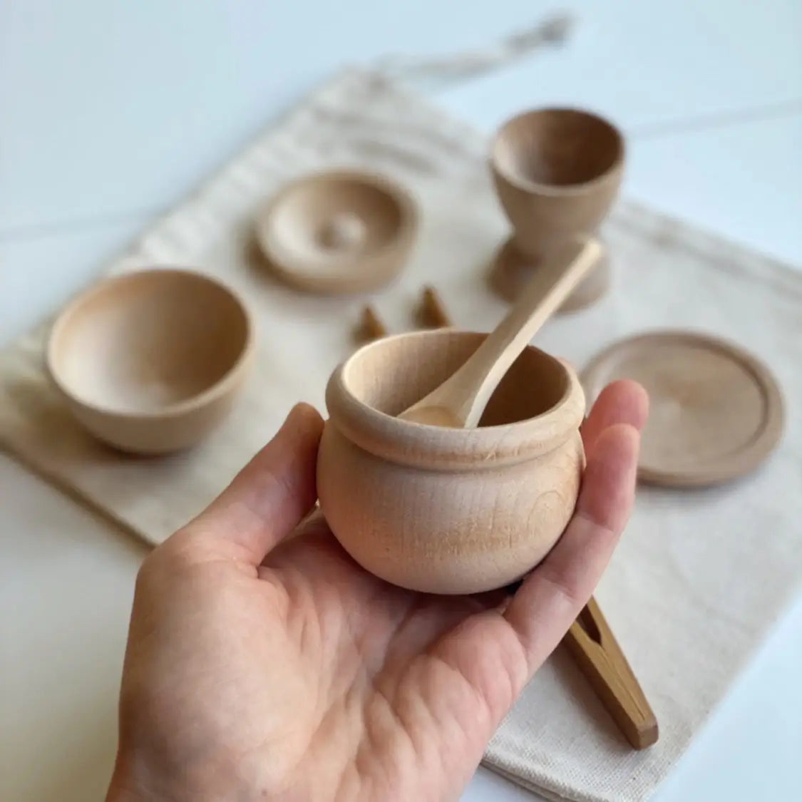 Taylored Toys Montessori Waldorf Sensory Bin Tool Kit -Deluxe