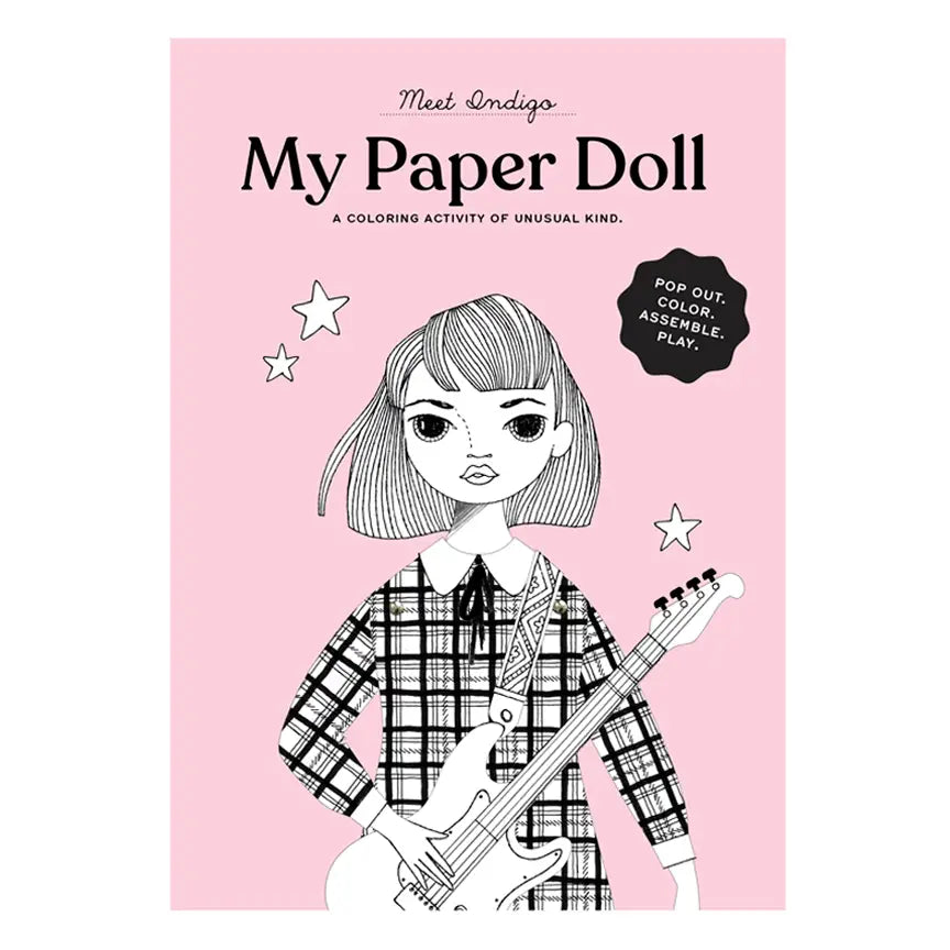 Of Unusual Kind-Indigo Coloring Paper Doll Kit