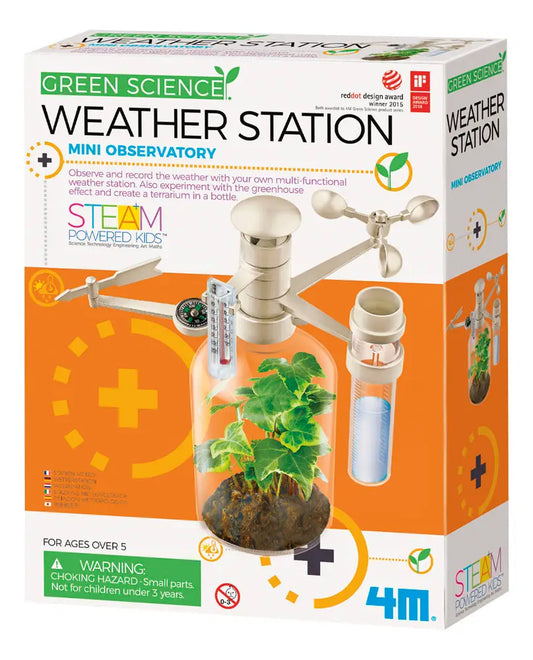 4M Green Science Weather Station Science Kit - STEM