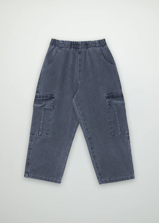 The New Society Howel Cargo Pant in Navy