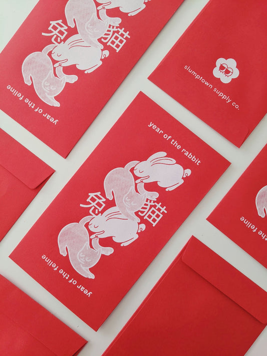 Rabbit & Feline Red Envelope