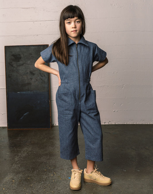 Noble Denim Kid's Utility Suit