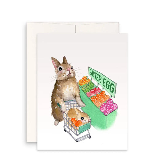 Liyana Studio Bunny Easter Eggs Shopping Card