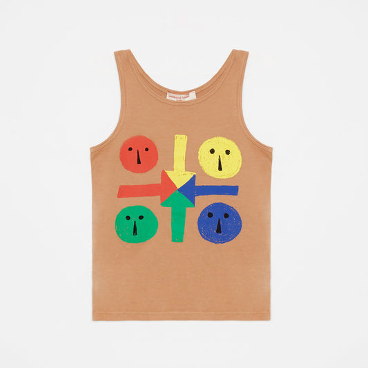 Weekend House Kids Parchis Tank Caramel