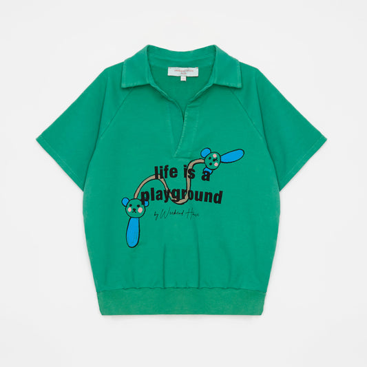 Weekend House Kids Polo Sweatshirt Green